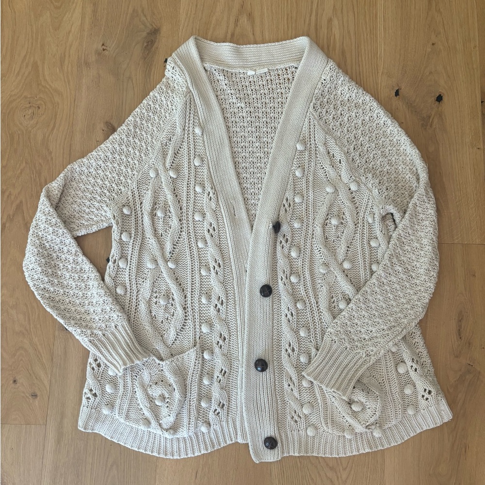 Moth Knit Grandpa Sweater